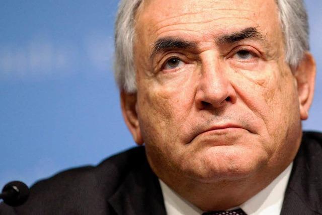 Inhaftierter IWF-Chef Strauss-Kahn tritt zurck
