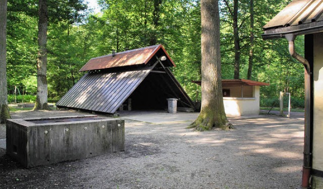 Der Umkircher Grillplatz im Blauetweg.   | Foto: axel drber