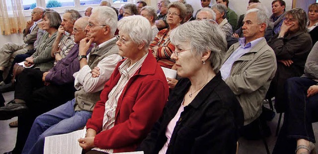 Bis zum letzten Platz war der Saal gefllt.   | Foto: Martina David-Wenk