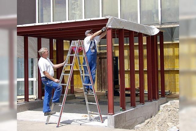 Im Spital reden die Bauarbeiter mit