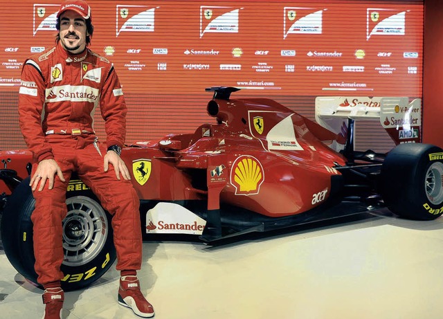 Fernando Alonso hat von den feuerroten...iener einen tollen Vertrag erhalten.    | Foto: dpa