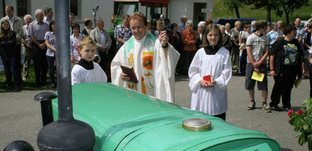 Viele Interessierte versammelten sich ...athan Huber und  Caroline Smetan.       | Foto: Timo Jehle