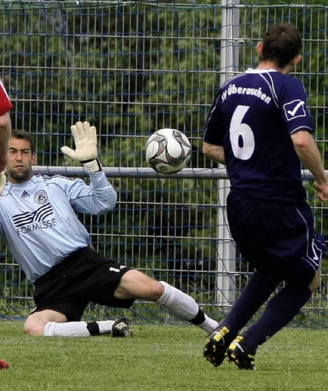 Der Anfang einer deftigen Niederlage: ...ung. Am Ende hie es 6:1 fr den SV.   | Foto: dieter Reinhardt