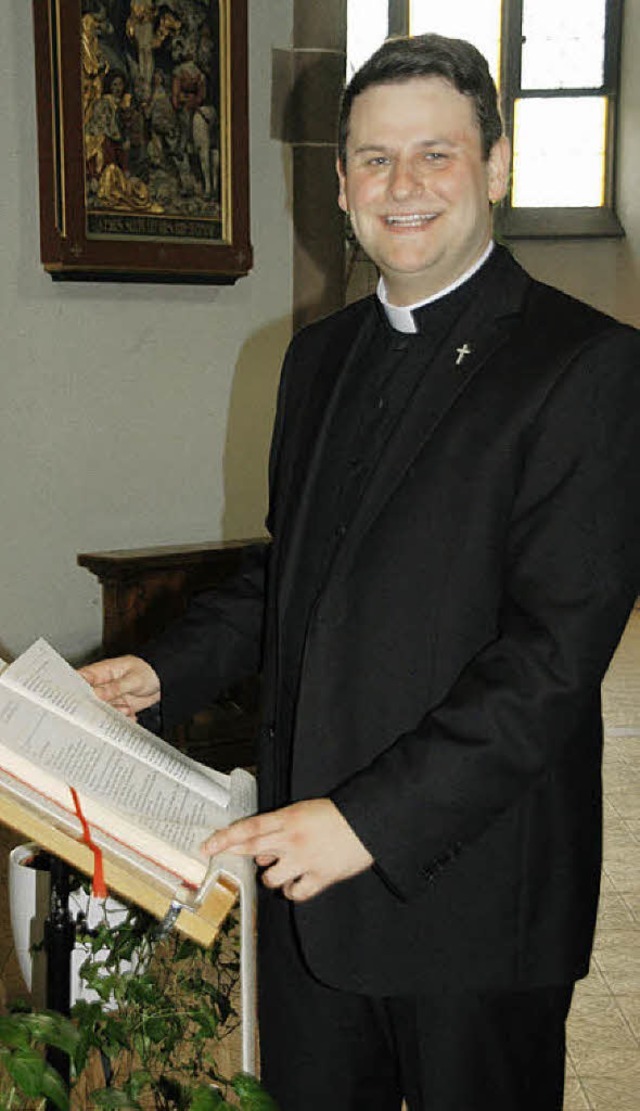Strahlender Priester:  Hannes Rmmele   | Foto: Verena Wehrle