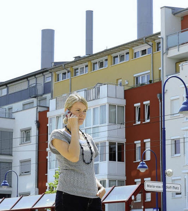 Die in schornsteinhnlichen Rhren pla...ng und fr Diskussionen im Stadtteil.   | Foto: i. Schneider