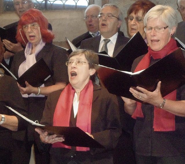 Ein abwechslungsreiches Programm bot d...m Jahreskonzert in der Martinskirche.   | Foto: Bianca Flier