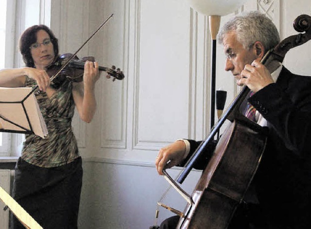 Meisterhaft: Catherine Bottomley und Juris Teichmanis.  | Foto: Ernst HUbert Bilke