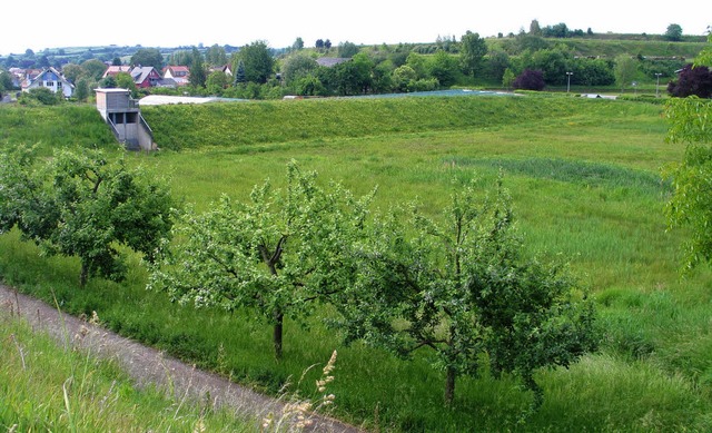 Rund 19000 Kubikmeter Wasser &#8211; u...tens zu drei Vierteln gefllt werden.   | Foto: GUSTAV RINKLIN