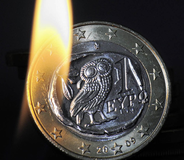 In Gefahr: der Euro  | Foto: DPA