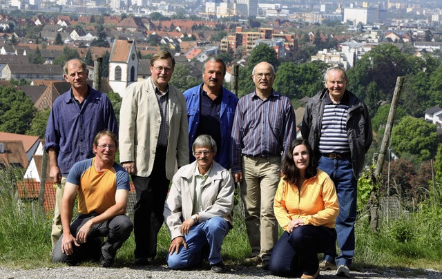 Die Organisatoren des  &#8222;Weinwegs...rz, Walter Brgelin und Heinz Obrecht   | Foto: BZ