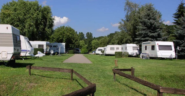 Der Campingplatz in Ihringen ist bei T...e B31 West wie geplant gebaut werden.   | Foto: Livia Noll