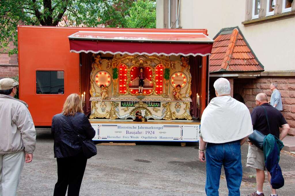 Impressionen vom ersten Tag des 10. Internationalen Orgelfestes und 37. Stadtfest Waldkirch.