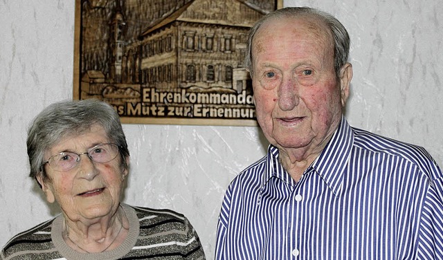 Bertha und Alfons Mutz   | Foto: Adelbert Mutz