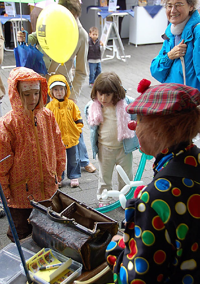 Clown Mimo wird auch dieses Jahr bei der Leistungsschau fr Belustigung sorgen.   | Foto: Archivfoto: Sahli