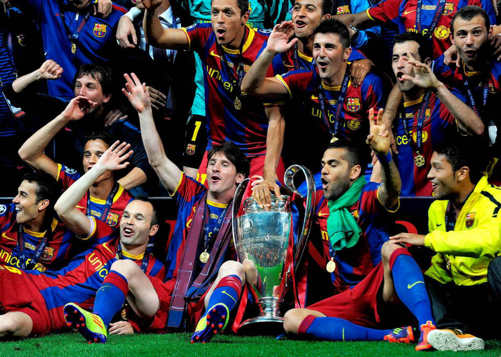 1992, 2006, 2009 und 2011 – der vierte CL-Triumph fr den FC Barcelona.