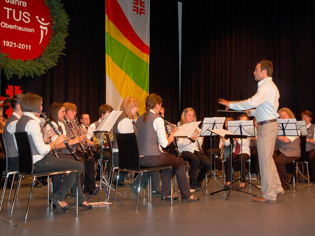 Der Musikverein Oberhausen sorgte fr den musikalischen Auftakt.