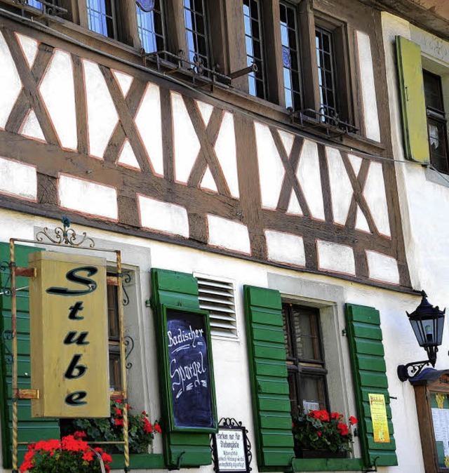 Das Gasthaus &#8222;Stube&#8220;, dess...) und das Gelnde der Malteserreiter.   | Foto: Thomas Kunz