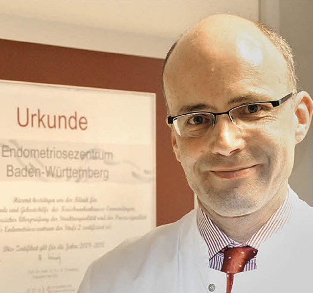 Martin Sillem, Chefarzt der Gynkologi...kreis vom 1. bis 3. Juni Gastgeber ist  | Foto: Markus Zimmermann