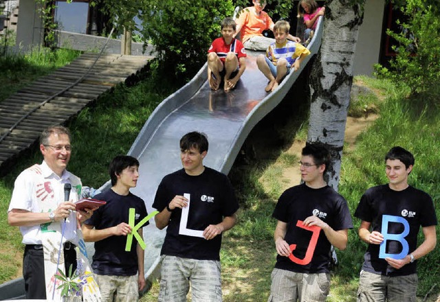 Einweihungsgottesdienst auf dem Kinder...ffen Winterhalder und Stefan Kleiser.   | Foto: Privat