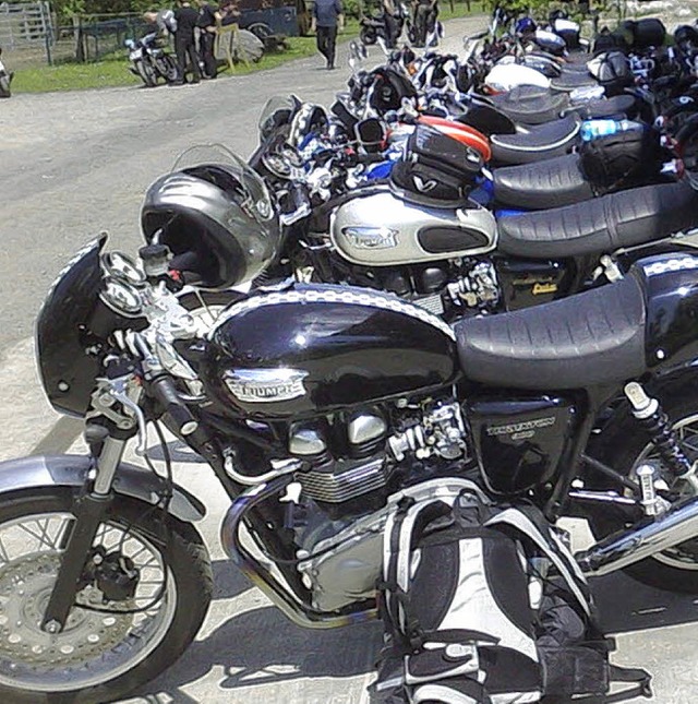 Wer besondere Mopeds liebt, ist beim T...-Treffen in Wehrhalden genau richtig.   | Foto: Kirsten Lux