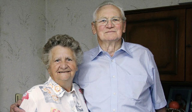Hedwig und Paul Graner sind seit 50 Jahren ein Paar.   | Foto: herbert trogus