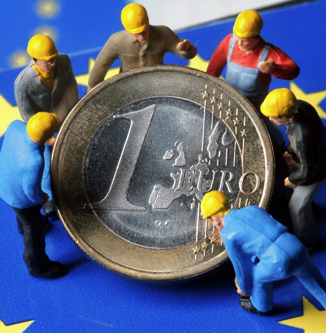 Der Kampf gegen Europas Schuldenkrise ist  harte Arbeit.   | Foto: DPA