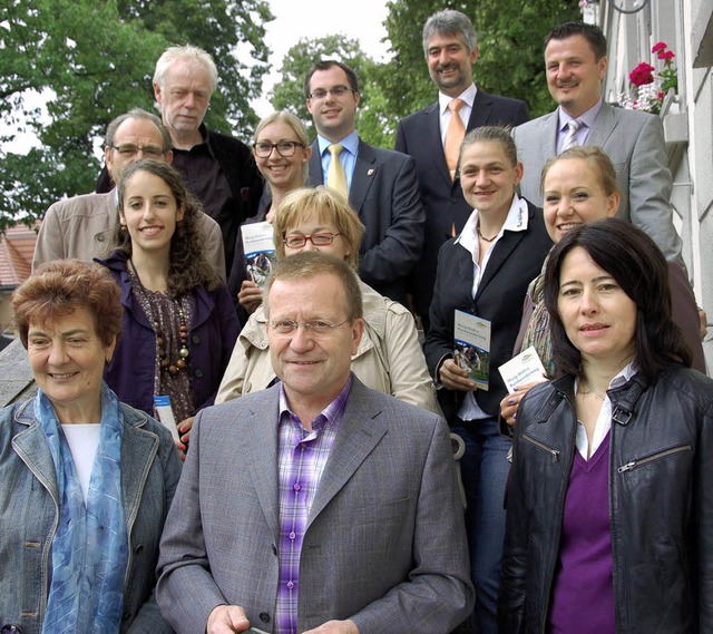 Die Initiatoren des neuen Murg-Wehra-Rundwanderweges.  | Foto: Michel Krug