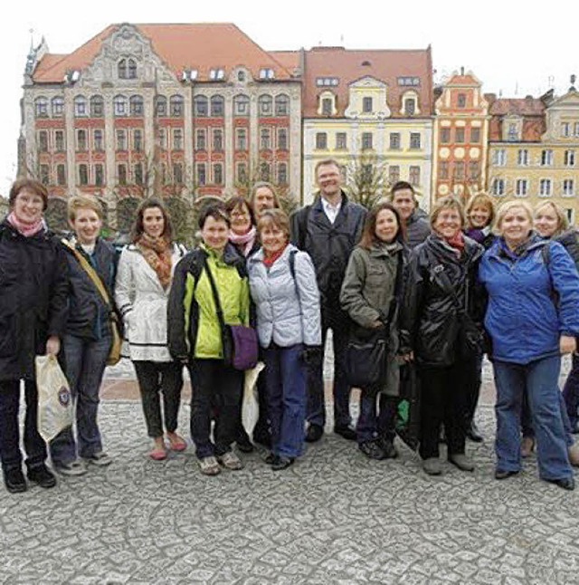Die Mitglieder der Comenius-Gruppe statteten auch  Breslau einen Besuch ab.  | Foto: privat