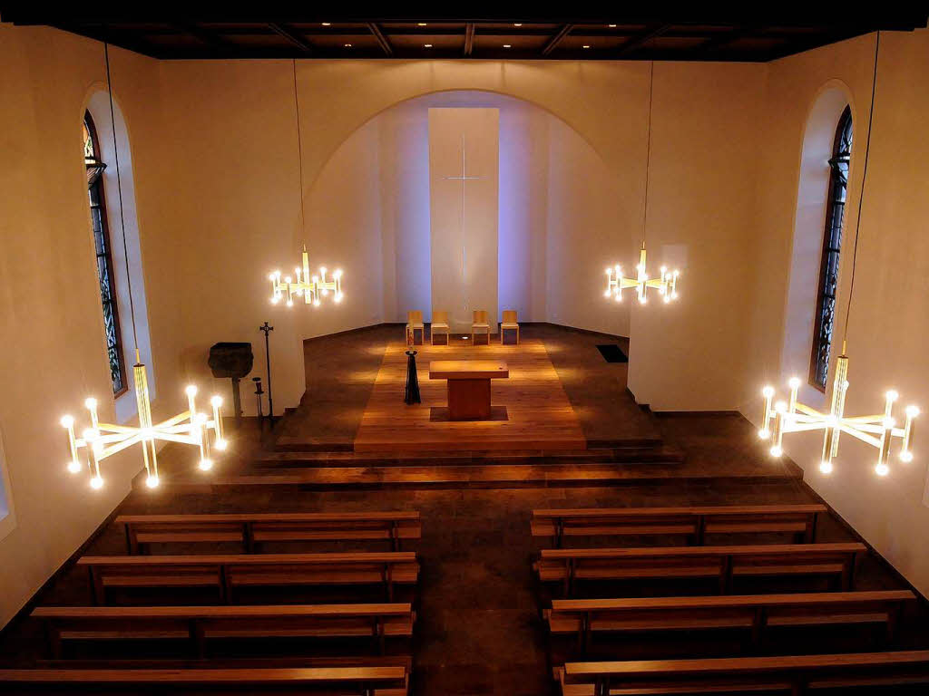 Renoviert, modernisiert und mit Hightech ausgestattet: die katholische Kirche in Dundenheim