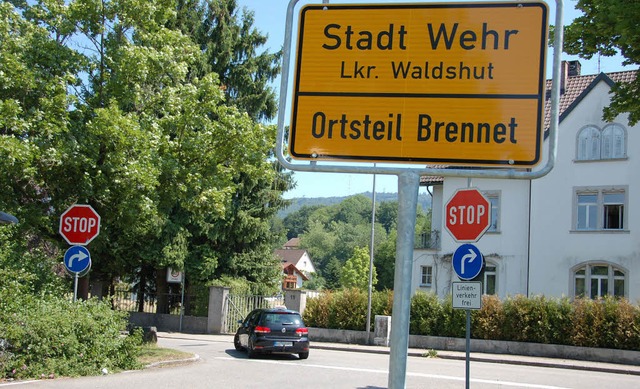 Neue Verkehrsregelung in Brennet wird ignoriert  | Foto: Michael Krug