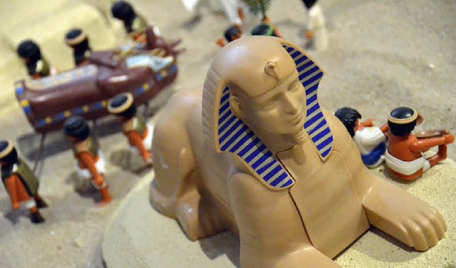Das Leben im alten gypten: Figuren au...rg aus einer lngst vergangenen Zeit.   | Foto: Y. Weik