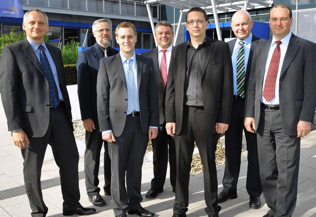 Partner beim Wissenstransfer (von link...nd Innovationsmanagement bei Badenova)  | Foto: PR