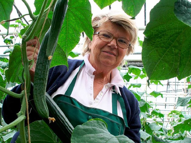 Gemsegrtnerin Sigrid Schmelzer aus S...der Ehec-Epedemie  keine n Abnehmer.    | Foto: Silvia Faller