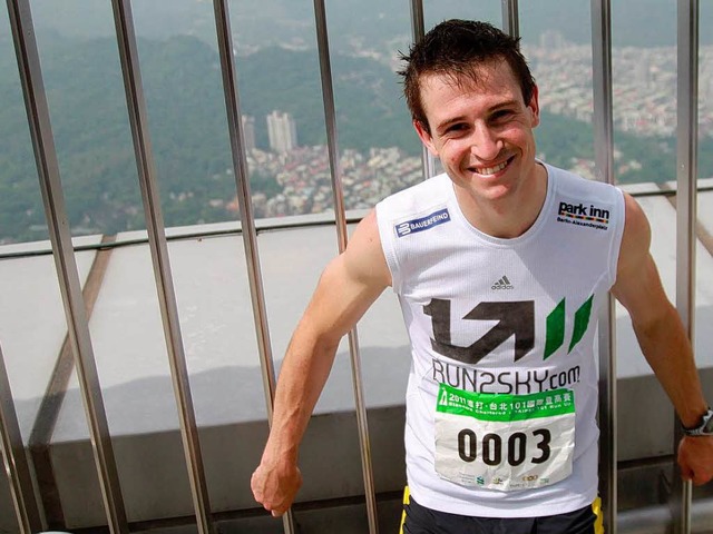 Thomas Dold siegt beim Taipei 101 Run Up  | Foto: dpa