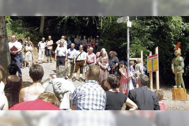 Am Wege gren Ritter, Burgfrulein und findige Aufgaben