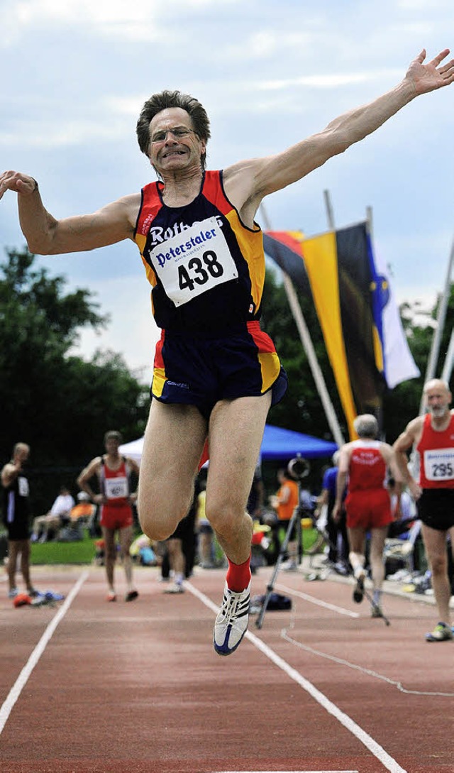 Hoch hinaus:  Hans-Jochen Kpper aus Neustadt  | Foto: Patrick Seeger