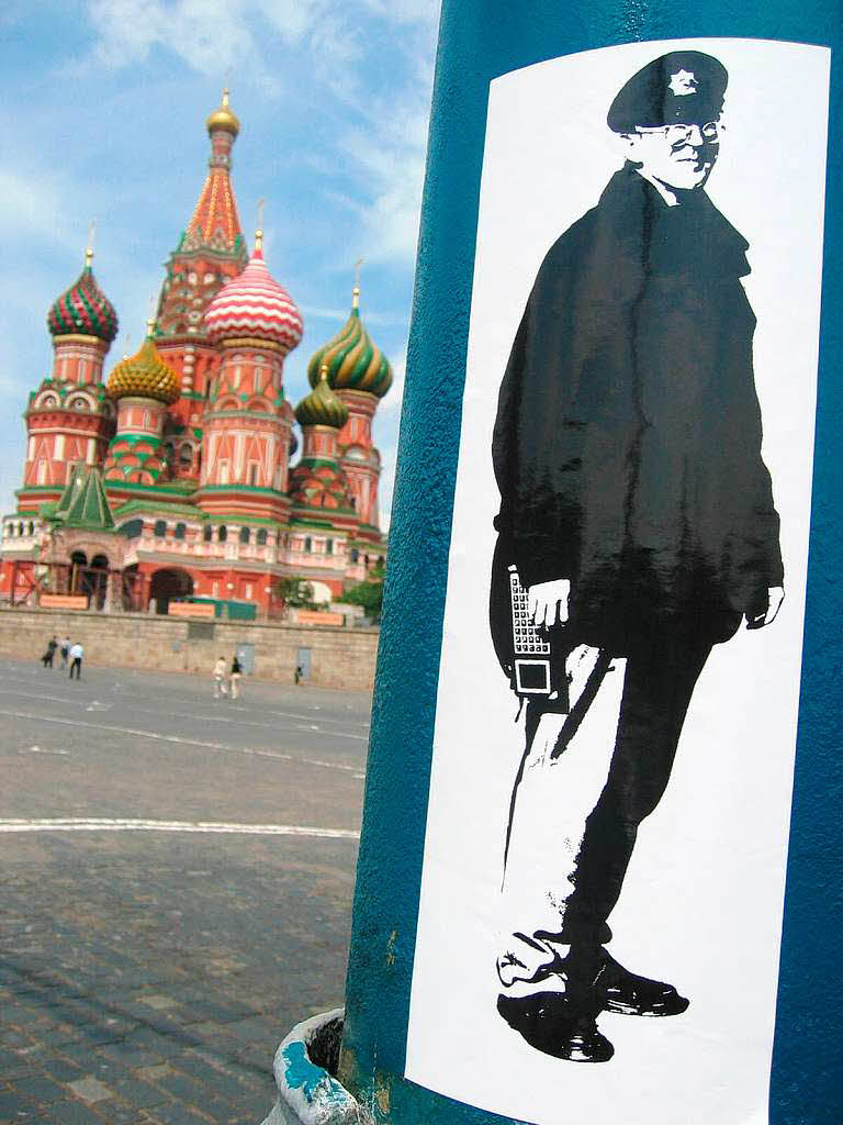 Die Anfnge: Strumbels Streetart in Moskau