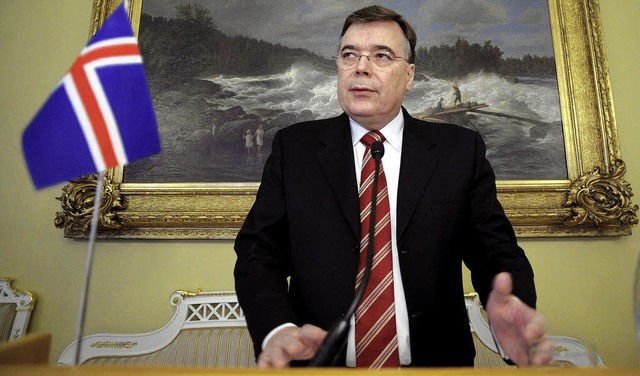 Islands frherer Ministerprsident Gei...to von 2008 bei einem Helsinki-Besuch)  | Foto: dpa