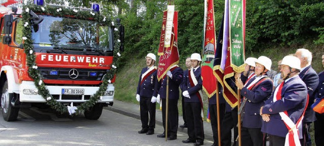 Beim Geburtstagsfest der Feuerwehrabte...  aus dem sdlichen Breisgau gekommen.  | Foto: Silvia Faller