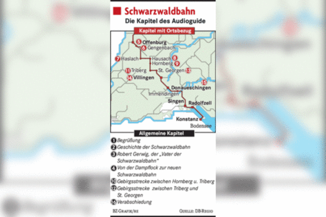 Bahn bietet Audioguide fr die Schwarzwaldbahn