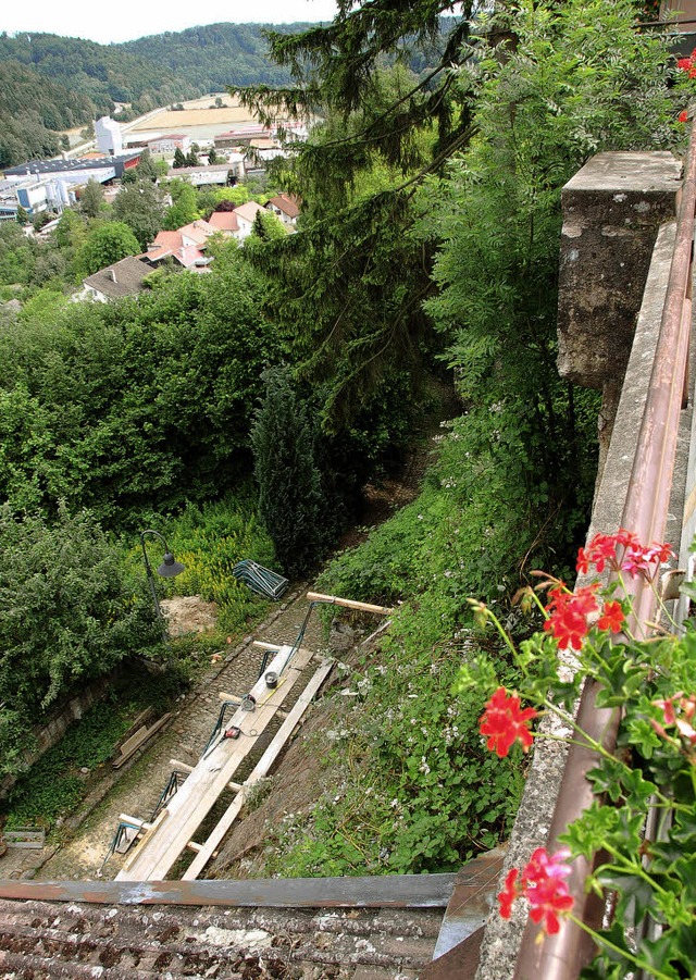 Die seit langem geplante Sanierung der...es Gelnders ist die Stadt zustndig.   | Foto: Juliane Khnemund