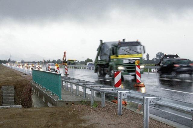 Freie Bahn auf drei B-3-Fahrspuren