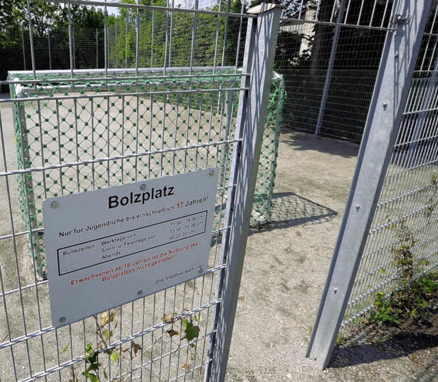 Der umstrittene Bolzplatz in Lehen.   | Foto: Ingo Schneider