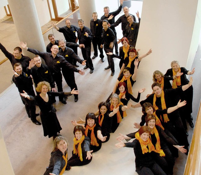 Die Virtuos Voices sind an Pfingsten beim SWR-4-Chorduell dabei.  | Foto: Verein