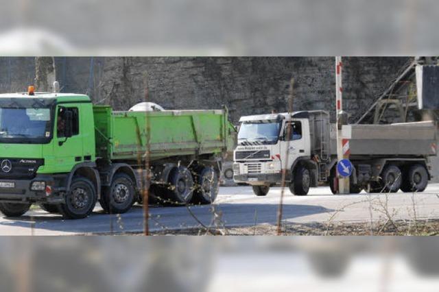 Brger klagen ber den Lkw-Verkehr