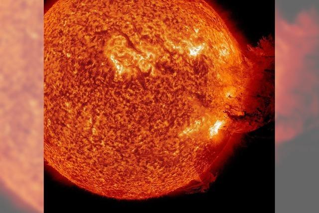Hat der Sonnensturm Folgen für die Technik auf der Erde?