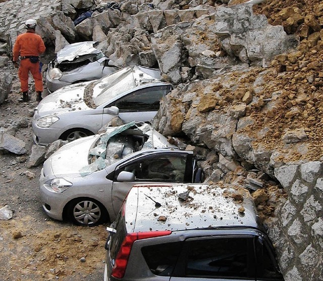 Von Erdbeben und Tsunami  heimgesucht:  Kstenstadt Mito   | Foto: AFP