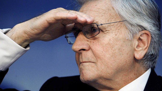 Zentralbankchef Trichet machte am Donn...h von der Politik nicht beeinflussen.   | Foto: dpa