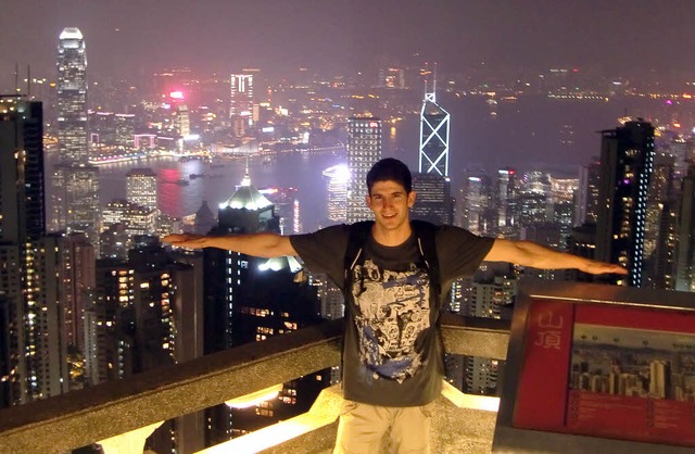 Austauschstudent in Hongkong: Dominik ...rritories, also dem Festland zu China.  | Foto: Privat