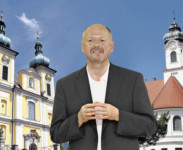 Der neue katholische Stadtpfarrer Eric...tlichen Gemeinden in Donaueschingen.    | Foto: montage: Sigwart